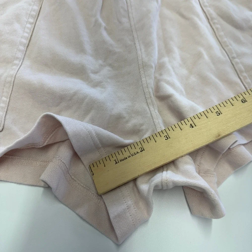 J.Crew Shorts Womens‎ Small Pink Magic Rinse Kiss Print Lounge Drawstring Cotton - Picture 12 of 12